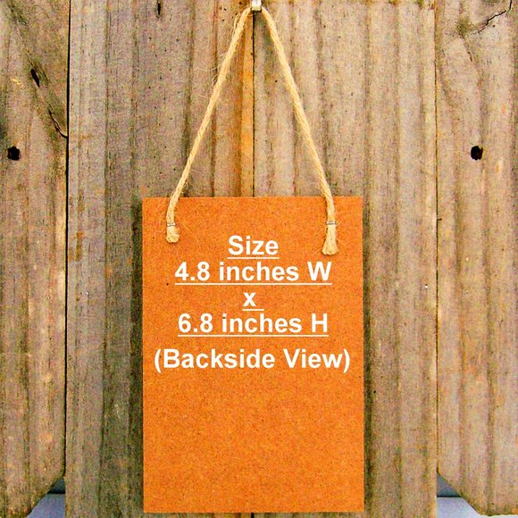 Free Spirit Rustic Sign 'All Good Things are Wild and Free' Four colors - Picture 9 of 9